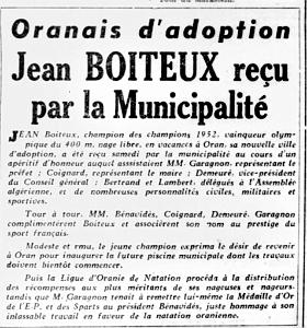 natation oran